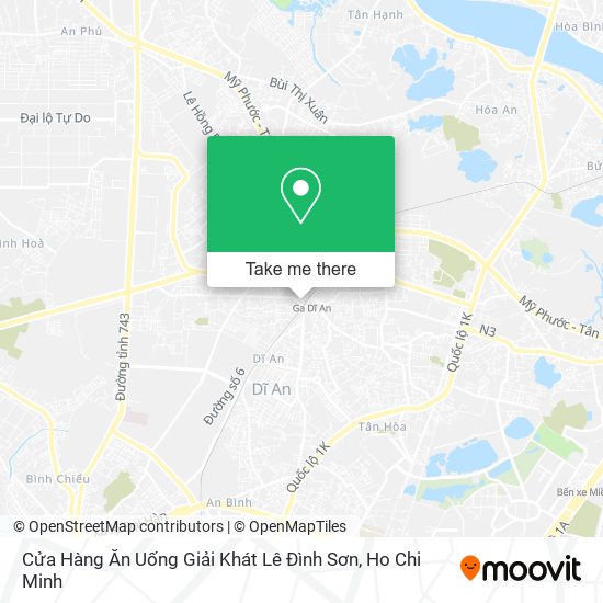 Cửa Hàng Ăn Uống Giải Khát Lê Đình Sơn map