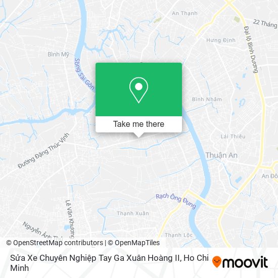 Sửa Xe Chuyên Nghiệp Tay Ga Xuân Hoàng II map