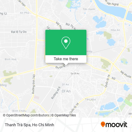 Thanh Trà Spa map