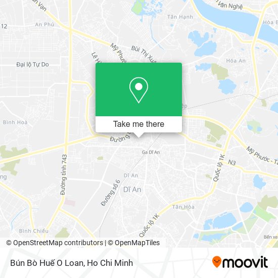 Bún Bò Huế O Loan map