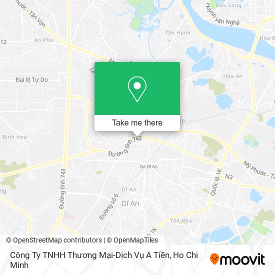 Công Ty TNHH Thương Mại-Dịch Vụ A Tiền map