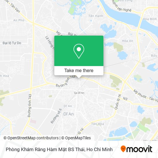 Phòng Khám Răng Hàm Mặt BS Thái map