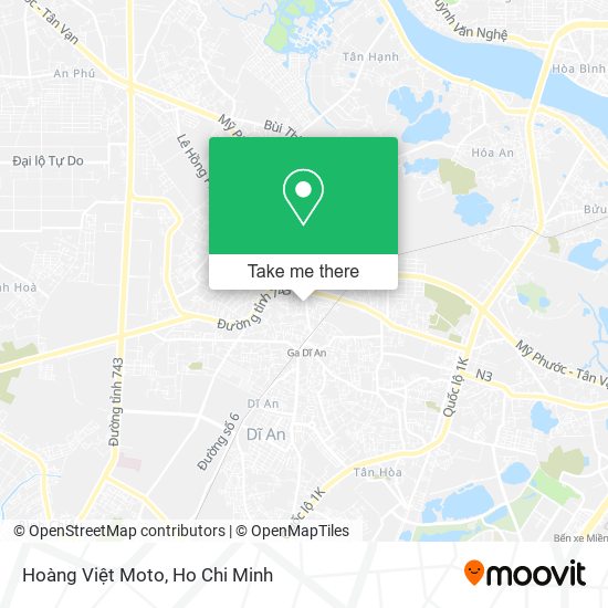 Hoàng Việt Moto map