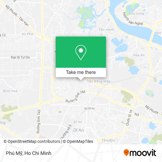 Phú Mỹ map