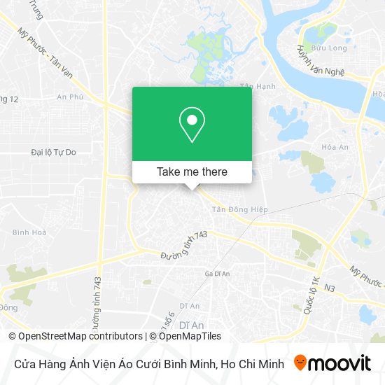 Cửa Hàng Ảnh Viện Áo Cưới Bình Minh map