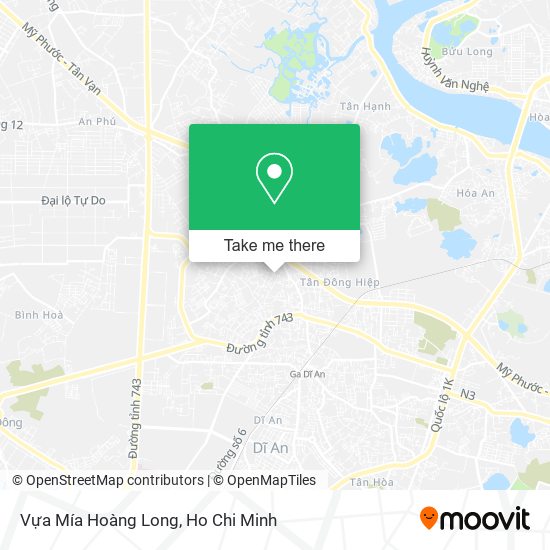 Vựa Mía Hoàng Long map
