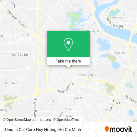 Uniqlin Car Care Huy Hoàng map