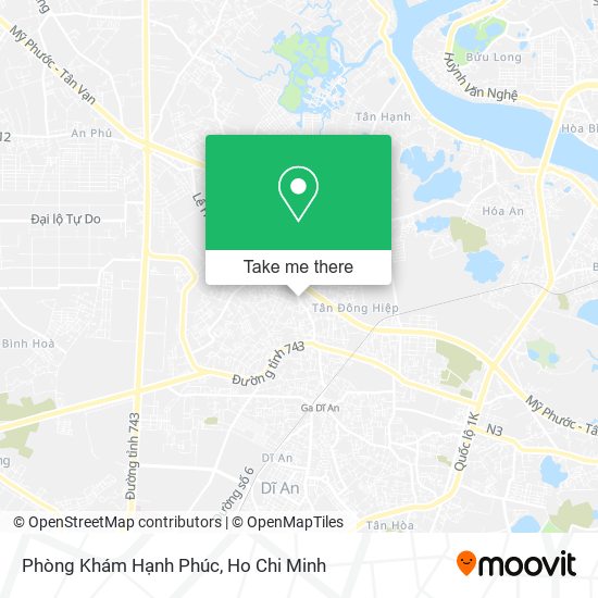 Phòng Khám Hạnh Phúc map