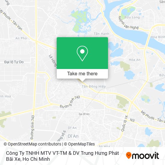 Công Ty TNHH MTV VT-TM & DV Trung Hưng Phát Bãi Xe map