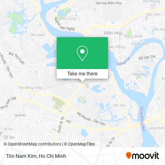 Tôn Nam Kim map
