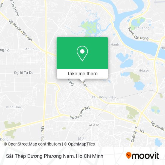 Sắt Thép Dương Phương Nam map