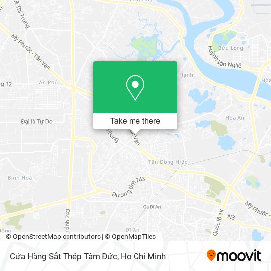 Cửa Hàng Sắt Thép Tâm Đức map