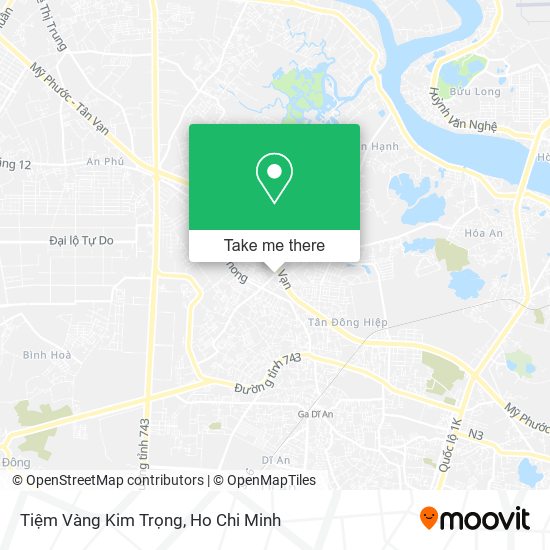 Tiệm Vàng Kim Trọng map