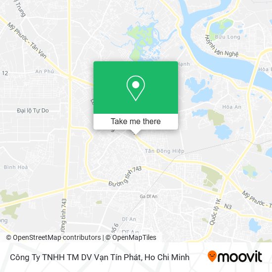 Công Ty TNHH TM DV Vạn Tín Phát map