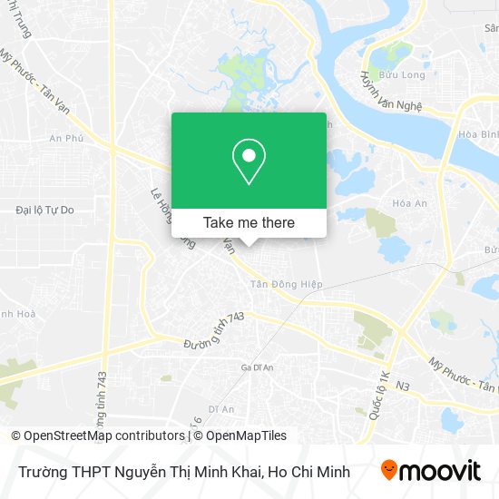 Trường THPT Nguyễn Thị Minh Khai map