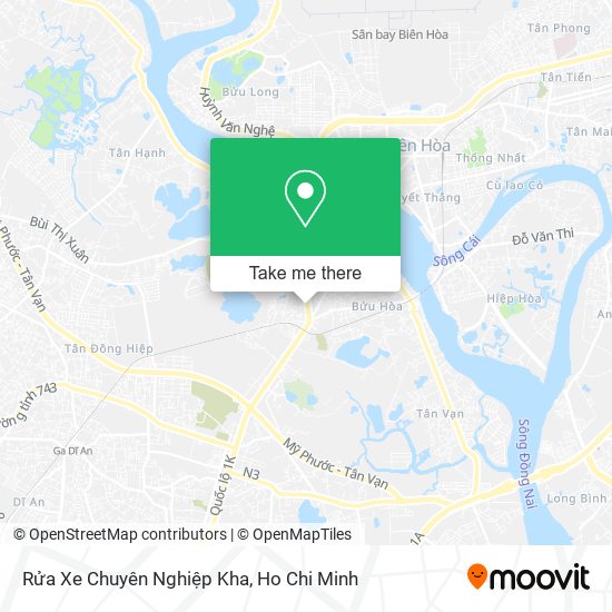Rửa Xe Chuyên Nghiệp Kha map