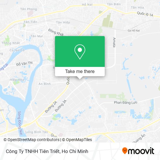 Công Ty TNHH Tiên Triết map