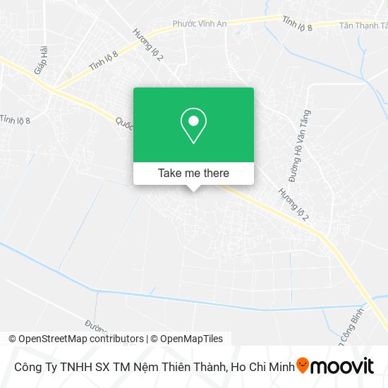 Công Ty TNHH SX TM Nệm Thiên Thành map