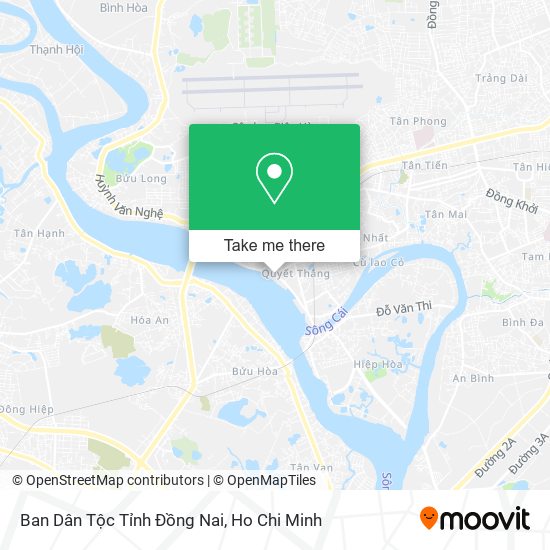 Ban Dân Tộc Tỉnh Đồng Nai map