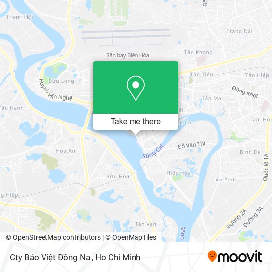 Cty Bảo Việt Đồng Nai map