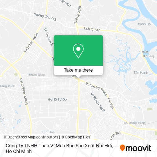 Công Ty TNHH Thân Vĩ Mua Bán Sản Xuất Nồi Hơi map