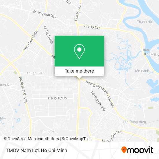 TMDV Nam Lợi map