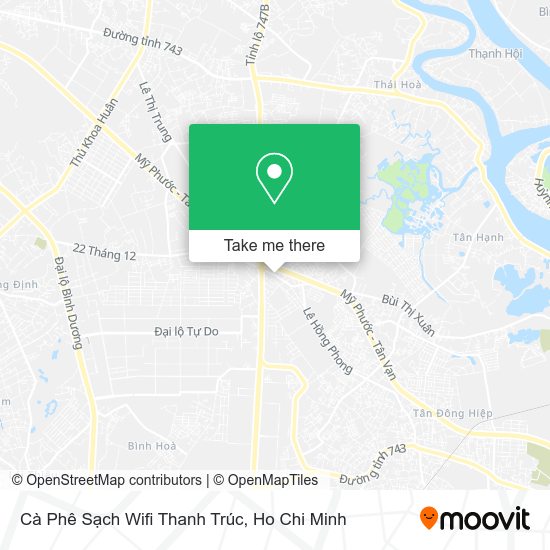 Cà Phê Sạch Wifi Thanh Trúc map