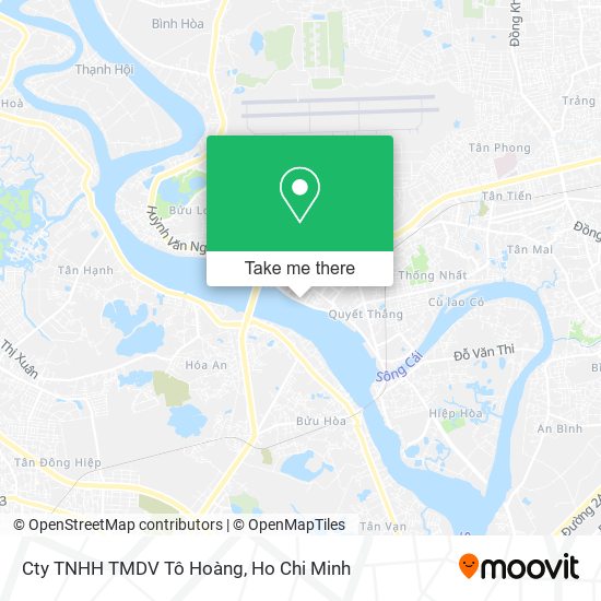 Cty TNHH TMDV Tô Hoàng map