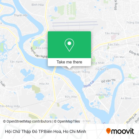 How to get to Hội Chữ Thập Đỏ TP.Biên Hoà in Bien Hoa by Bus?