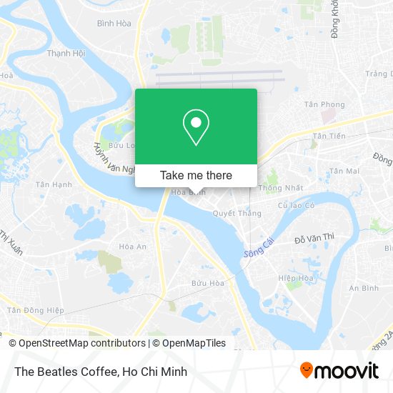 The Beatles Coffee map