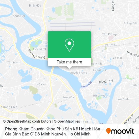 Phòng Khám Chuyên Khoa Phụ Sản Kế Hoạch Hóa Gia Đình Bác Sĩ Đỗ Minh Nguyện map