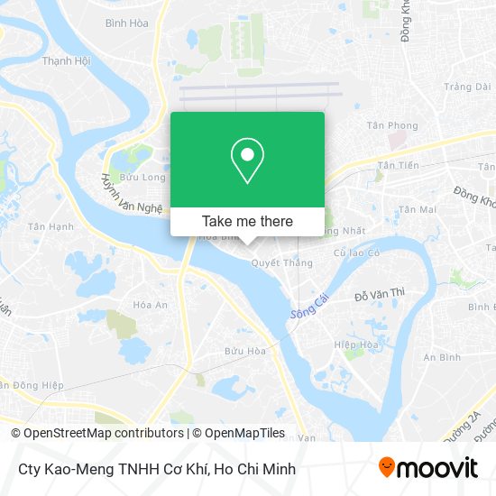 Cty Kao-Meng TNHH Cơ Khí map