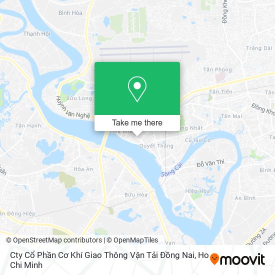 Cty Cổ Phần Cơ Khí Giao Thông Vận Tải Đồng Nai map