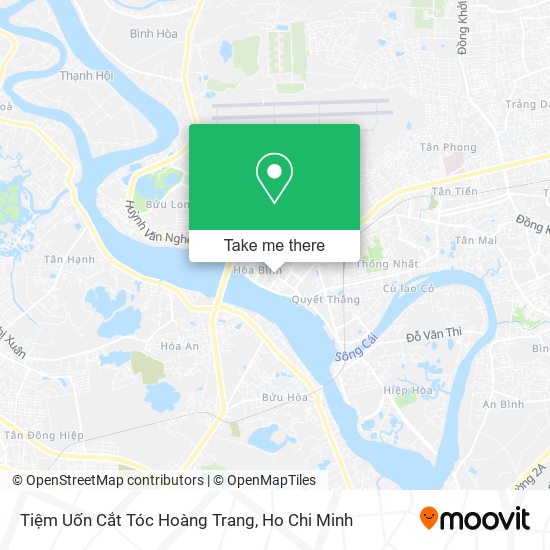Tiệm Uốn Cắt Tóc Hoàng Trang map