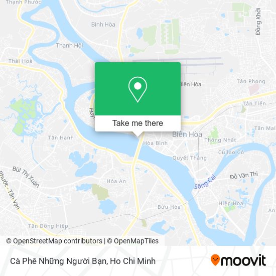 Cà Phê Những Người Bạn map