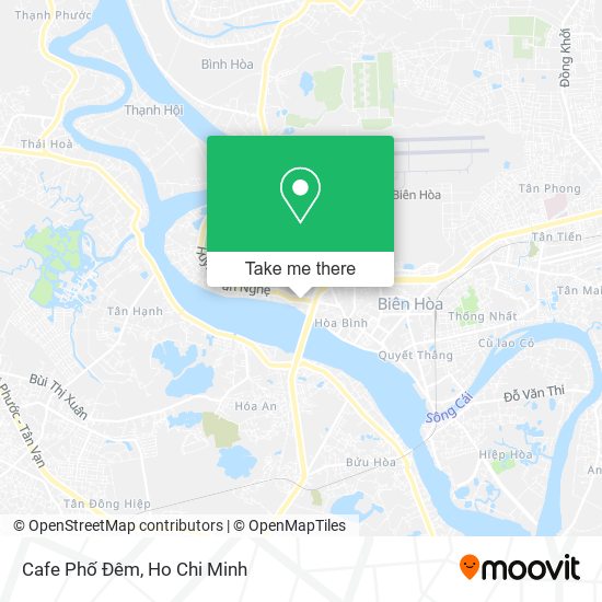 Cafe Phố Đêm map