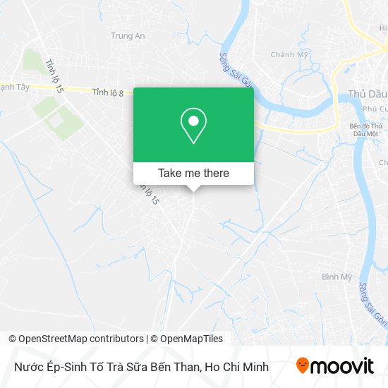 Nước Ép-Sinh Tố Trà Sữa Bến Than map