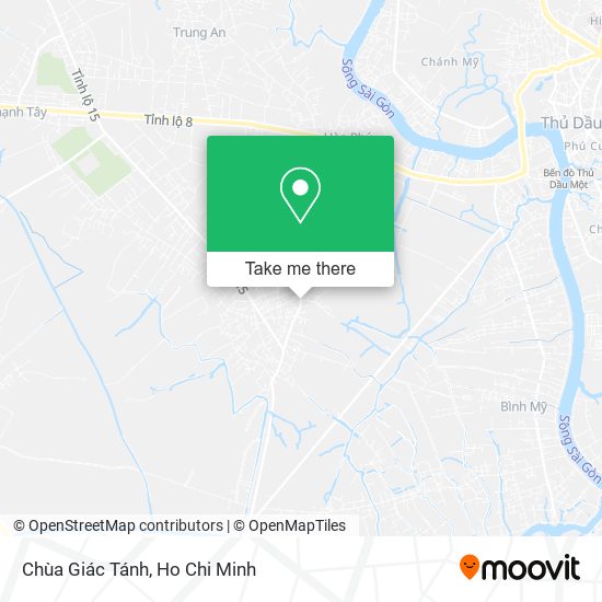 Chùa Giác Tánh map