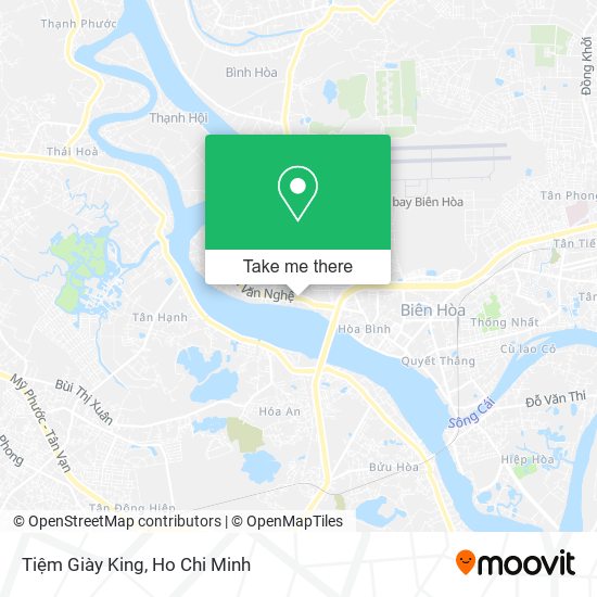 Tiệm Giày King map