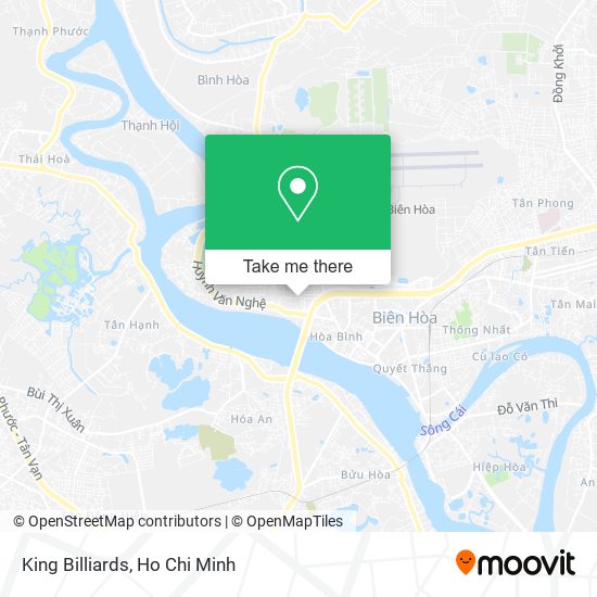 King Billiards map
