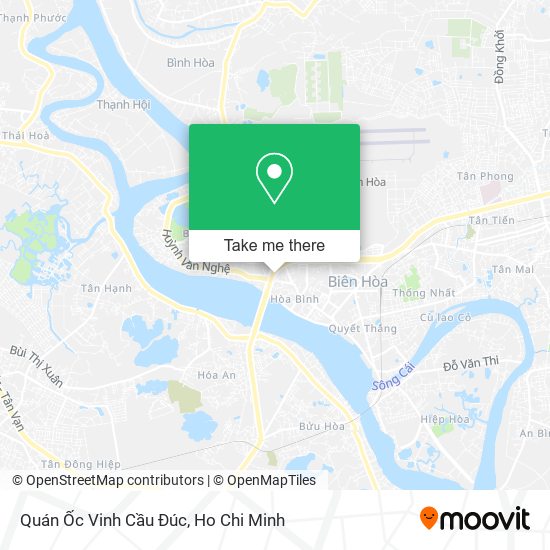 Quán Ốc Vinh Cầu Đúc map