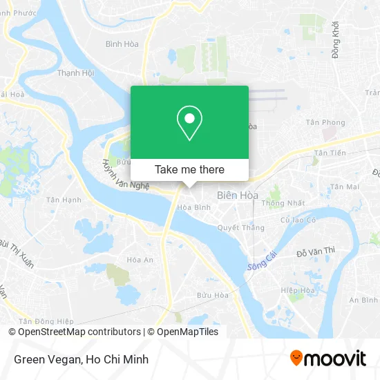 Green Vegan map