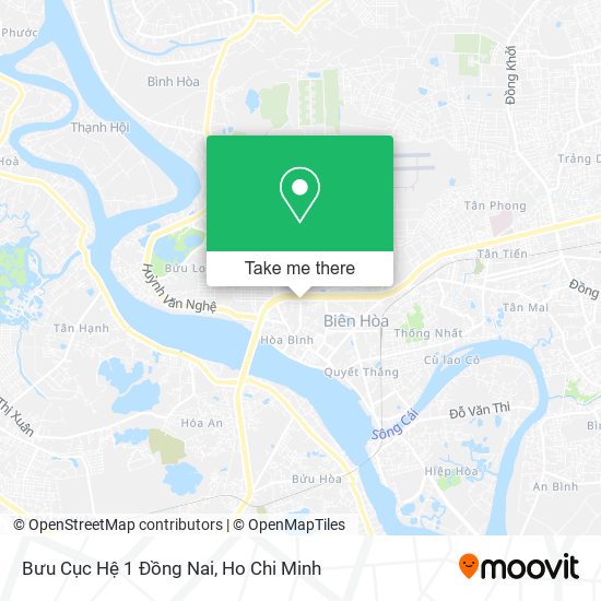 Bưu Cục Hệ 1 Đồng Nai map