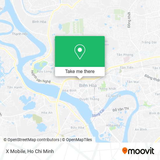 X Mobile map