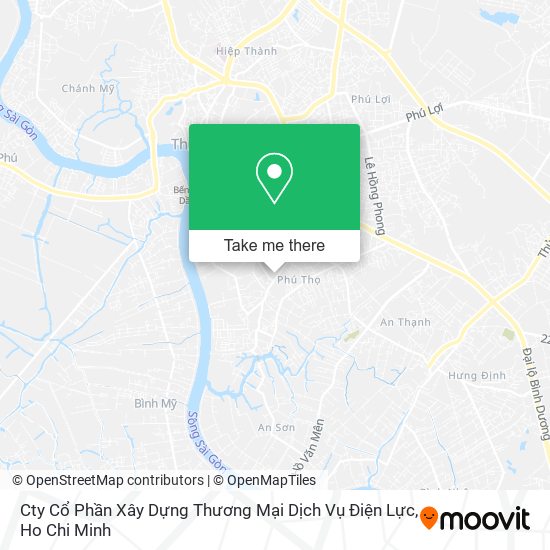 Cty Cổ Phần Xây Dựng Thương Mại Dịch Vụ Điện Lực map