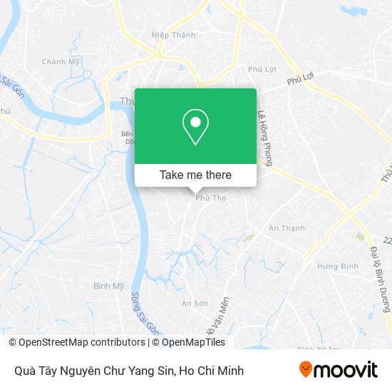 Quà Tây Nguyên Chư Yang Sin map