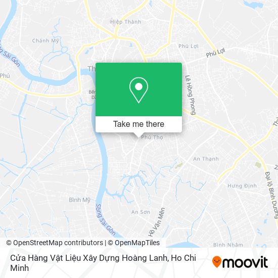 Cửa Hàng Vật Liệu Xây Dựng Hoàng Lanh map