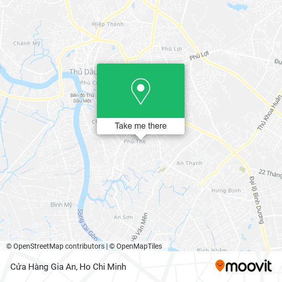 Cửa Hàng Gia An map