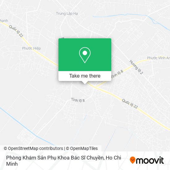 Phòng Khám Sản Phụ Khoa Bác Sĩ Chuyền map