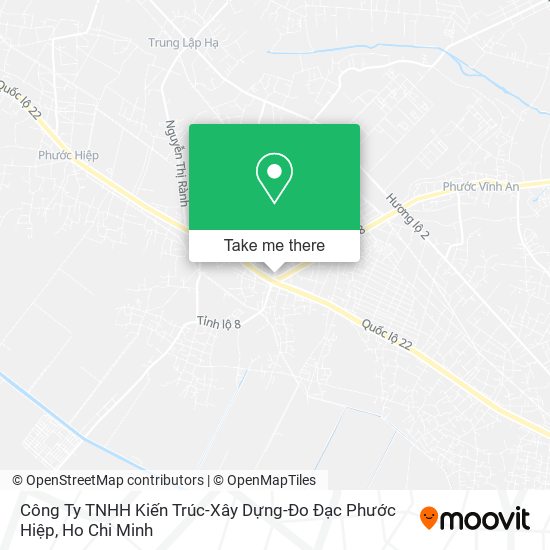 Công Ty TNHH Kiến Trúc-Xây Dựng-Đo Đạc Phước Hiệp map